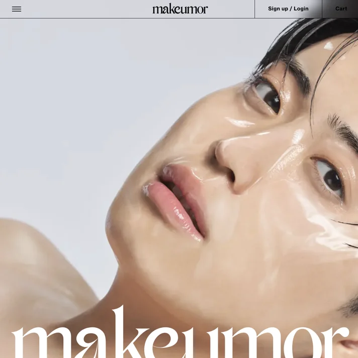 makeumorのWebサイトデザイン