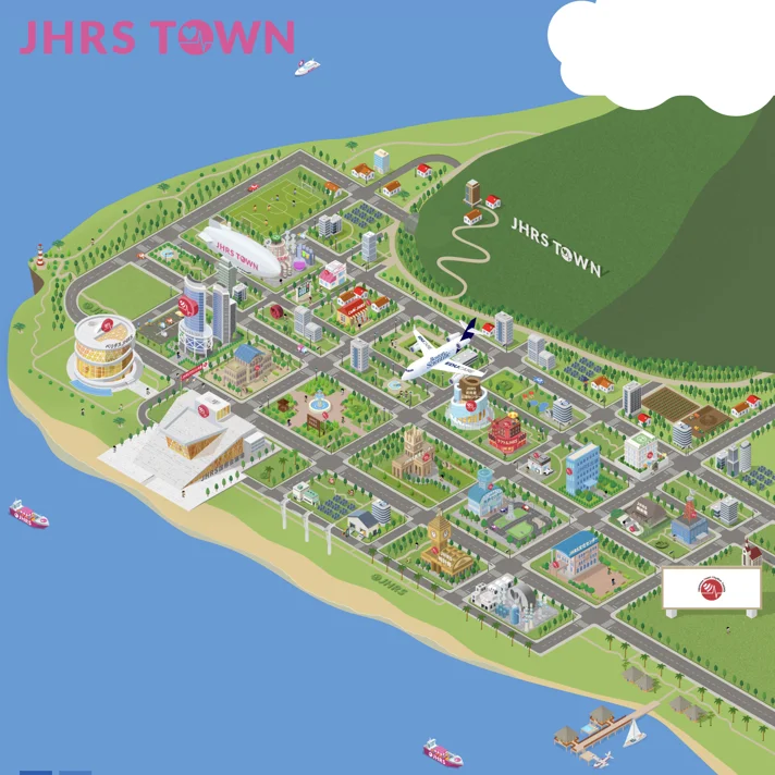 JHRS TOWNのWebサイトデザイン