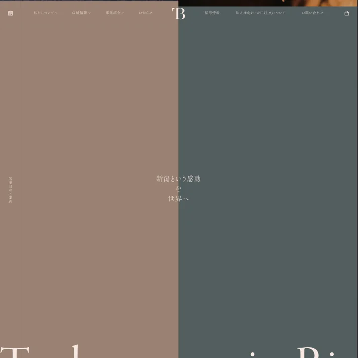 Tsubamesanjo BitのWebサイトデザイン