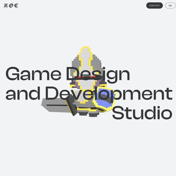 ゲーム制作 大阪｜株式会社ZOC | ZOCは大阪のゲーム制作会社です。一括受注が可能な、インディ規模から中型案件までのゲーム開発を得意としております。楽しく悩みながらも妥協はせず、自分たちのゲームで世界に影響を与えていきたい。そんなことを思い描き、ZOCは挑戦を続けます。のWebサイトデザイン