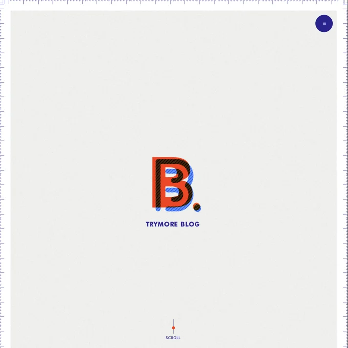 TryMoreBlogのWebサイトデザイン