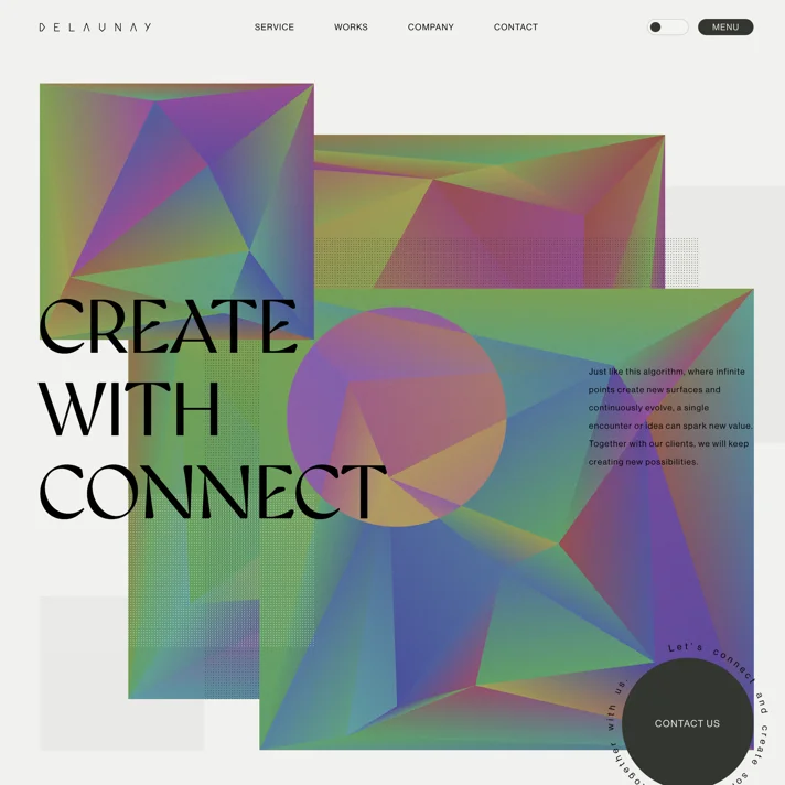 DELAUNAY Inc. | 株式会社ドロネーのWebサイトデザイン