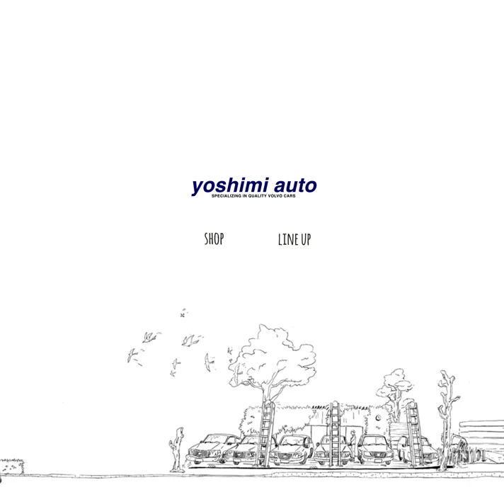 吉見自動車株式会社｜Yoshimi Auto Co.,Ltd. | 大阪府茨木市。ボルボの専門店。国産・輸入ワゴンの在庫情報と店舗の紹介。のWebサイトデザイン