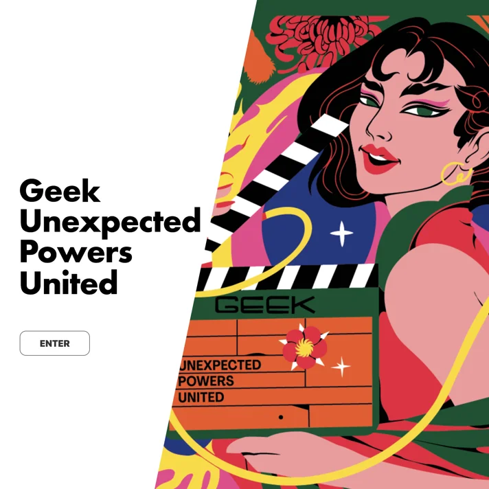 GEEK PICTURESのWebサイトデザイン