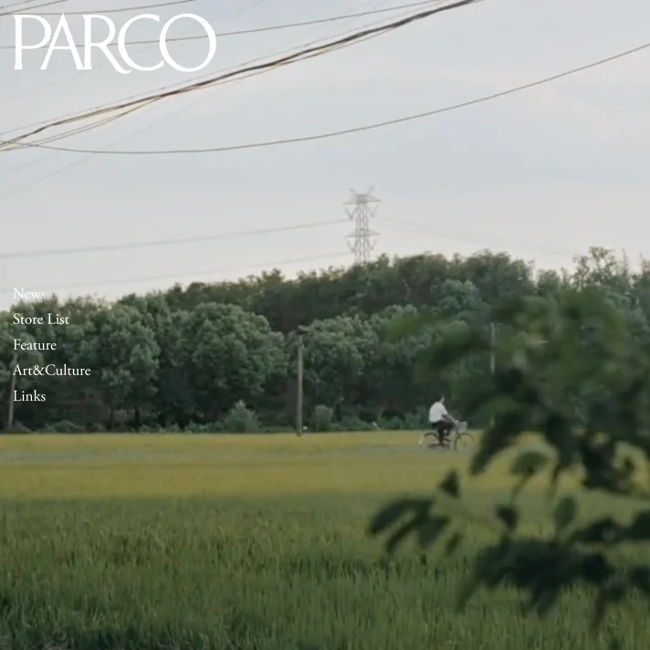 PARCO｜株式会社パルコのWebサイトデザイン