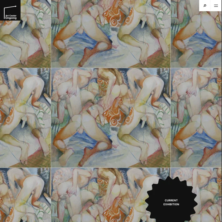 Art Center OngoingのWebサイトデザイン
