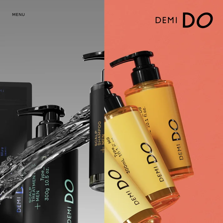DEMI DOのWebサイトデザイン