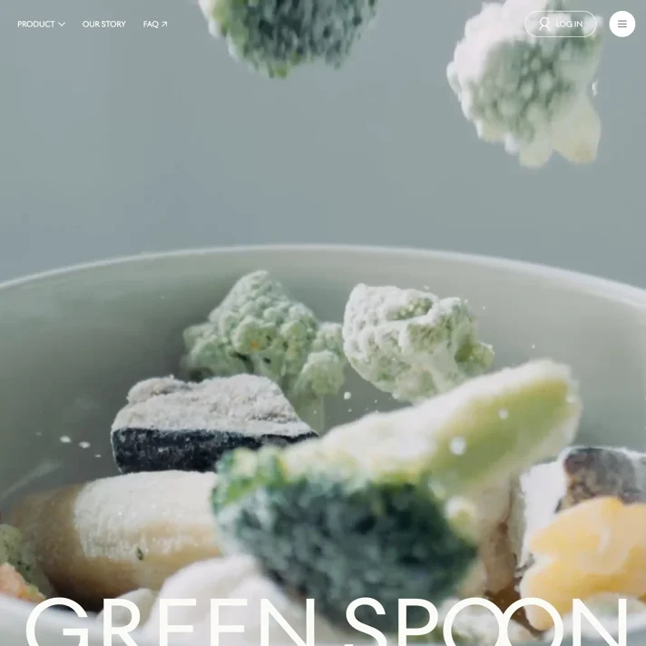 GREEN SPOONのWebサイトデザイン
