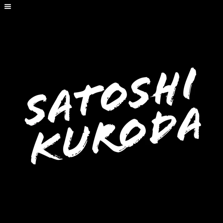 SATOSHI KURODAのWebサイトデザイン